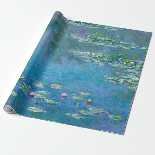 Claude Monet - Water Lilies 1906 Wrapping Paper (Unrolled)