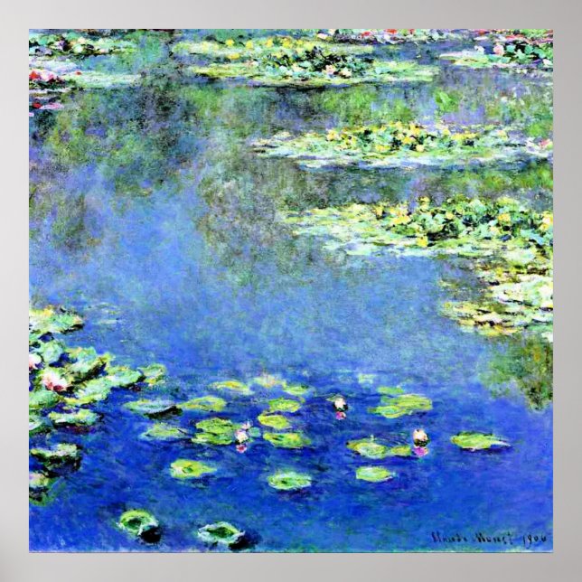 Claude Monet - Water Lilies, 1907, Poster (Front)