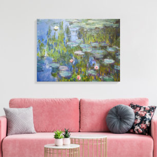 Claude Monet Water Lilies 1915 Impressionist Art Canvas Print