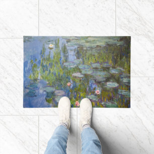 Claude Monet Water Lilies 1915 Impressionist Art Doormat