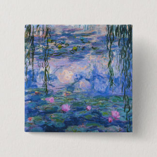 Claude Monet - Water Lilies, 1916 15 Cm Square Badge