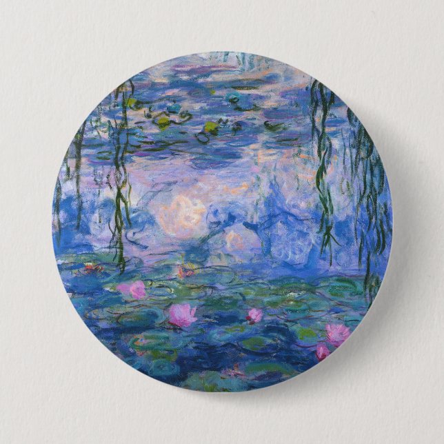 Claude Monet - Water Lilies, 1916 7.5 Cm Round Badge (Front)