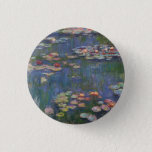 Claude Monet Water Lilies 1916 Fine Art 3 Cm Round Badge<br><div class="desc">Claude Monet Water Lilies 1916 Fine Art Button</div>