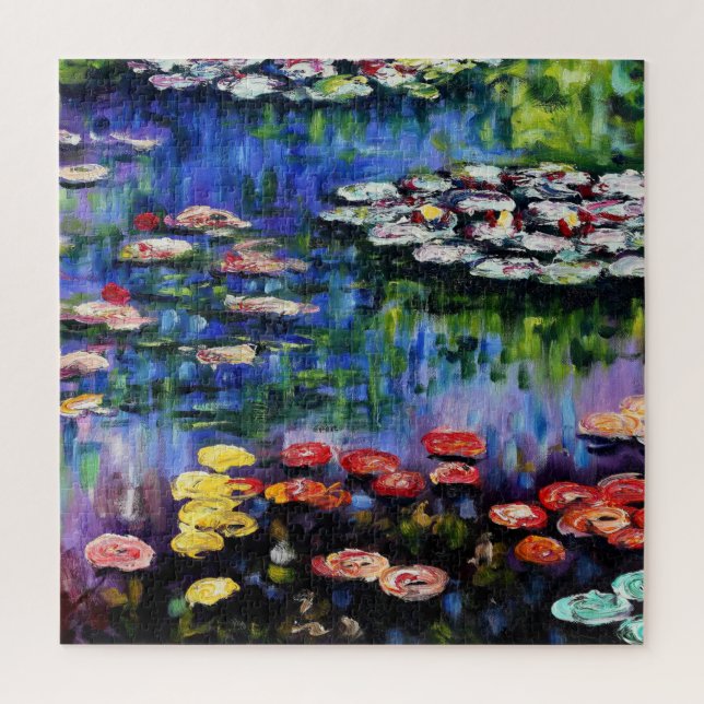 Claude Monet Water Lilies 1916 Fine Art Jigsaw Puzzle (Vertical)