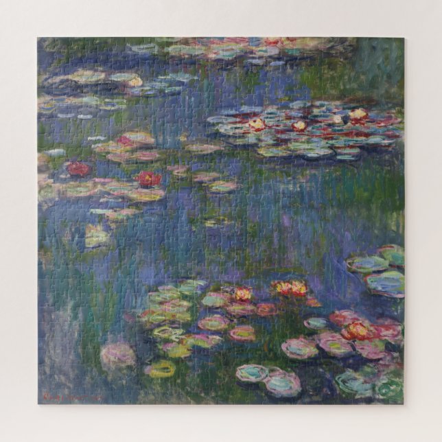 Claude Monet Water Lilies 1916 Fine Art Jigsaw Puzzle (Vertical)