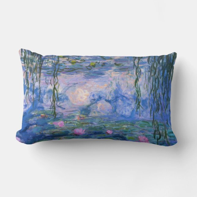 Claude Monet - Water Lilies, 1916 Lumbar Cushion (Front)