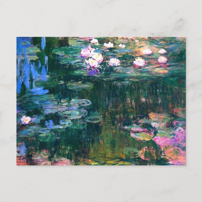 Claude Monet - Water Lilies (1917) Postcard (Front)