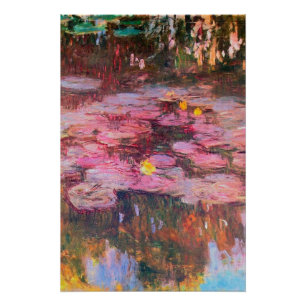 Claude Monet - Water Lilies 1917 Poster