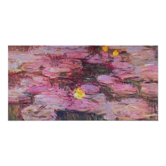 Claude Monet - Water Lilies 1917 Poster (Front)