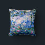 Claude Monet - Water Lilies, 1919 Cushion<br><div class="desc">Monet painting of Water Lilies,  1919,  throw pillow.</div>