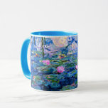 Claude Monet - Water Lilies, 1919, famous painting Mug<br><div class="desc">Monet painting of Water Lilies,  1919,  beautiful fine art coffee mug.</div>