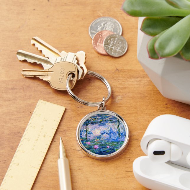 Claude Monet - Water Lilies, 1919, Key Ring (Desk)