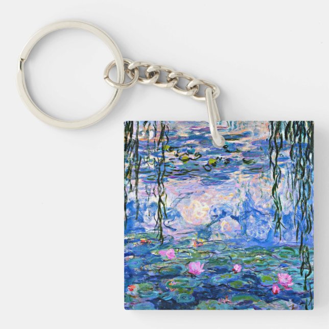 Claude Monet - Water Lilies, 1919, Key Ring (Front)