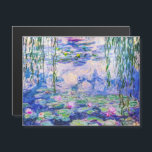 Claude Monet - Water Lilies 1919 Magnetic Card<br><div class="desc">Water Lilies / Nympheas (W.1852) - Claude Monet,  Oil on Canvas,  1916-1919</div>