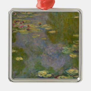 Claude Monet   Water Lilies, 1919 Metal Tree Decoration