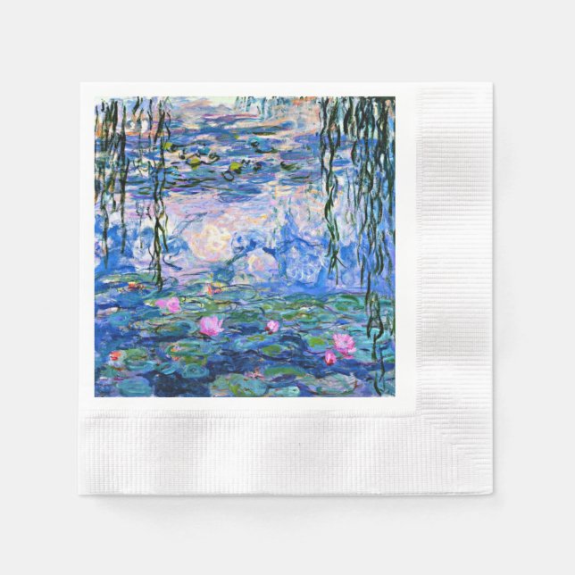Claude Monet - Water Lilies, 1919, Napkin (Front)