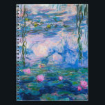 Claude Monet - Water Lilies 1919 Notebook<br><div class="desc">Claude Monet - Water Lilies 1919 . Famous art painting.</div>
