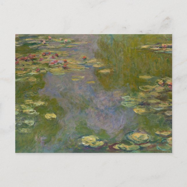 Claude Monet | Water Lilies, 1919 Postcard (Front)