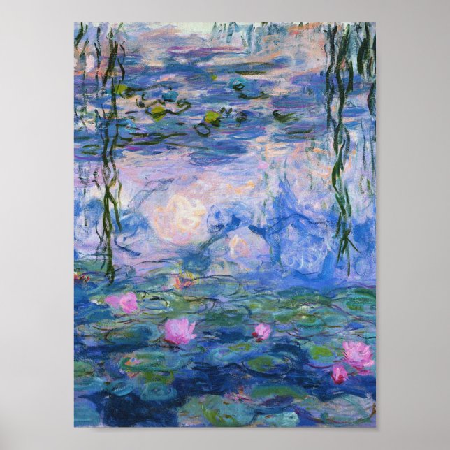 Claude Monet - Water Lilies 1919 Poster (Front)