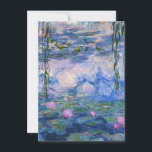 Claude Monet - Water Lilies 1919 Thank You Card<br><div class="desc">Claude Monet - Water Lilies 1919 . Famous art painting.</div>