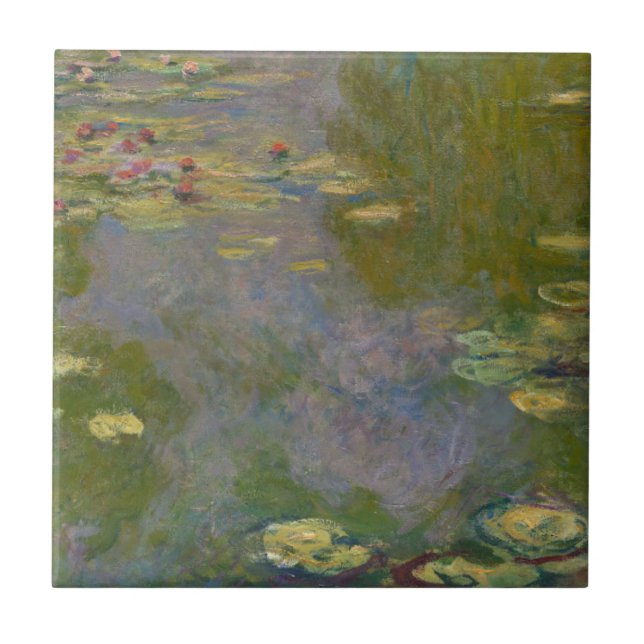Claude Monet | Water Lilies, 1919 Tile (Front)