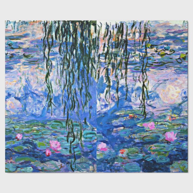 Claude Monet - Water Lilies, 1919, Wrapping Paper (Seam)