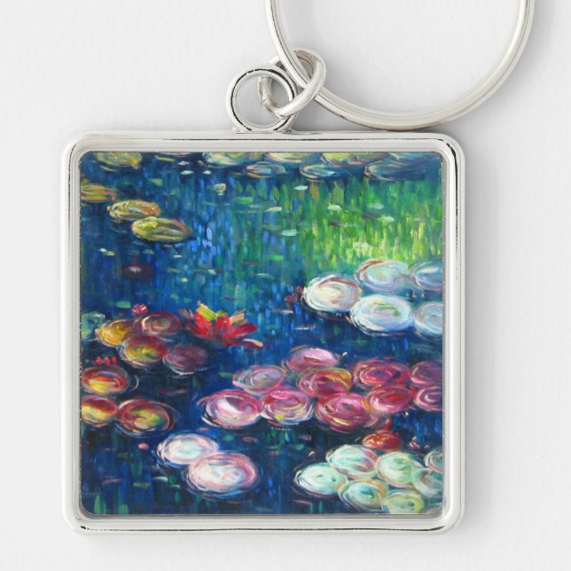 Claude Monet: Water Lilies 3 Key Ring (Front)