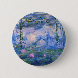 Claude Monet - Water Lilies 6 Cm Round Badge
