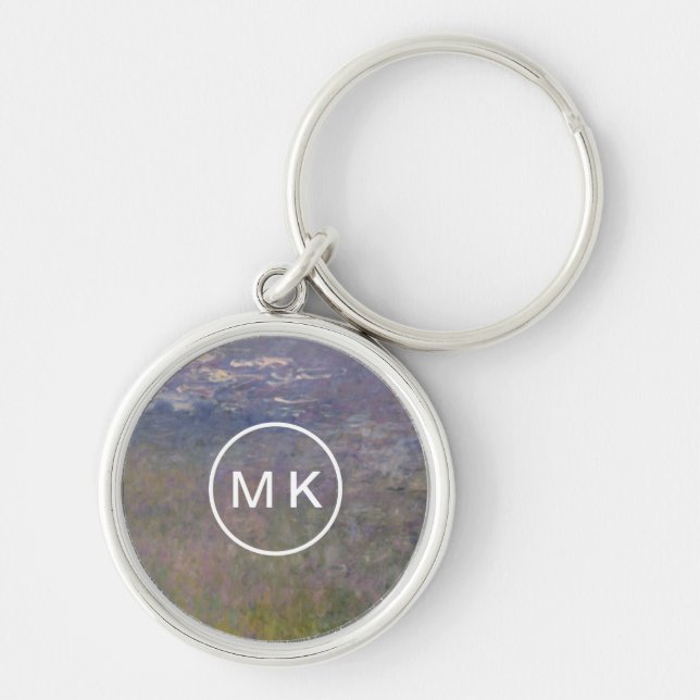 Claude Monet | Water Lilies Agapanthus Key Ring (Front)
