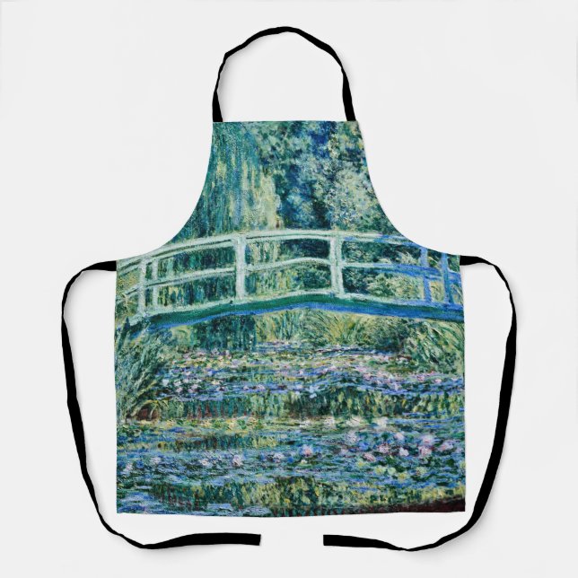 Claude Monet - Water Lilies And Japanese Bridge Apron (Front)