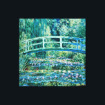 Claude Monet - Water Lilies And Japanese Bridge Canvas Print<br><div class="desc">Claude Monet - Water Lilies And Japanese Bridge (1899)</div>