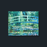 Claude Monet - Water Lilies And Japanese Bridge Canvas Print<br><div class="desc">Claude Monet - Water Lilies And Japanese Bridge (1899)</div>