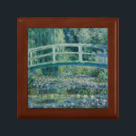Claude Monet - Water Lilies and Japanese Bridge Gift Box<br><div class="desc">Water Lilies and Japanese Bridge by Claude Monet, 1899. Claude Monet was a founder of French Impressionist painting, and the most consistent and prolific practitioner of the movement's philosophy of expressing one's perceptions before nature, especially as applied to plein-air landscape painting. The term "Impressionism" is derived from the title of...</div>