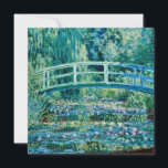 Claude Monet - Water Lilies And Japanese Bridge Holiday Card<br><div class="desc">Claude Monet - Water Lilies And Japanese Bridge (1899)</div>