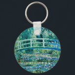 Claude Monet - Water Lilies And Japanese Bridge Key Ring<br><div class="desc">Claude Monet - Water Lilies And Japanese Bridge (1899)</div>