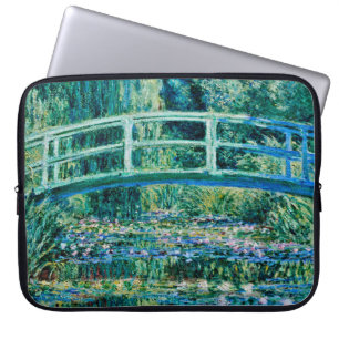 Claude Monet - Water Lilies And Japanese Bridge Laptop Sleeve