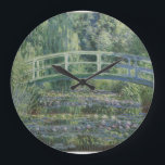Claude Monet - Water Lilies And Japanese Bridge Large Clock<br><div class="desc">Claude Monet - Water Lilies And Japanese Bridge</div>