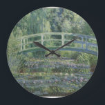 Claude Monet - Water Lilies And Japanese Bridge Large Clock<br><div class="desc">Claude Monet - Water Lilies And Japanese Bridge</div>