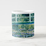 Claude Monet - Water Lilies And Japanese Bridge Large Coffee Mug<br><div class="desc">Claude Monet - Water Lilies And Japanese Bridge (1899)</div>