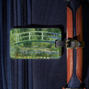 Claude Monet Water Lilies and Japanese Bridge Luggage Tag