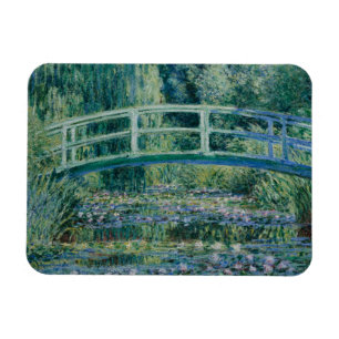 Claude Monet - Water Lilies and Japanese Bridge Magnet