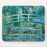 Claude Monet - Water Lilies And Japanese Bridge Mouse Pad<br><div class="desc">Claude Monet - Water Lilies And Japanese Bridge (1899)</div>