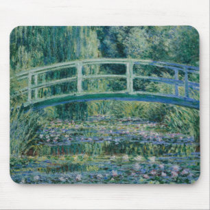 Claude Monet - Water Lilies and Japanese Bridge Mouse Pad