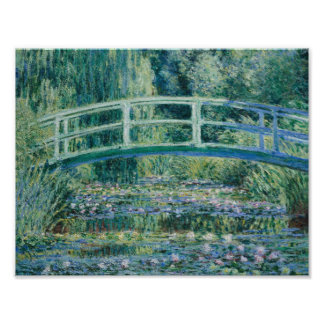 Claude Monet - Water Lilies and Japanese Bridge Photo Print