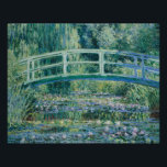 Claude Monet - Water Lilies and Japanese Bridge Photo Print<br><div class="desc">Water Lilies and Japanese Bridge by Claude Monet, 1899. Claude Monet was a founder of French Impressionist painting, and the most consistent and prolific practitioner of the movement's philosophy of expressing one's perceptions before nature, especially as applied to plein-air landscape painting. The term "Impressionism" is derived from the title of...</div>