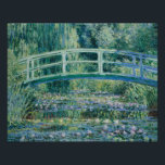 Claude Monet - Water Lilies and Japanese Bridge Photo Print<br><div class="desc">Water Lilies and Japanese Bridge by Claude Monet, 1899. Claude Monet was a founder of French Impressionist painting, and the most consistent and prolific practitioner of the movement's philosophy of expressing one's perceptions before nature, especially as applied to plein-air landscape painting. The term "Impressionism" is derived from the title of...</div>