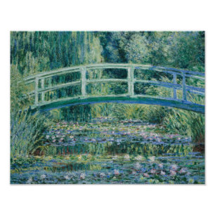 Claude Monet - Water Lilies and Japanese Bridge Photo Print