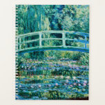 Claude Monet - Water Lilies And Japanese Bridge Planner<br><div class="desc">Claude Monet - Water Lilies And Japanese Bridge (1899)</div>