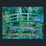 Claude Monet - Water Lilies And Japanese Bridge Poster<br><div class="desc">Claude Monet - Water Lilies And Japanese Bridge</div>