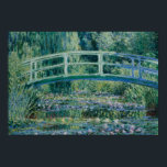 Claude Monet - Water Lilies and Japanese Bridge Poster<br><div class="desc">Water Lilies and Japanese Bridge by Claude Monet, 1899. Claude Monet was a founder of French Impressionist painting, and the most consistent and prolific practitioner of the movement's philosophy of expressing one's perceptions before nature, especially as applied to plein-air landscape painting. The term "Impressionism" is derived from the title of...</div>